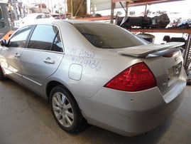 2007 Honda Accord SE Silver Sedan 3.0L AT #A24936